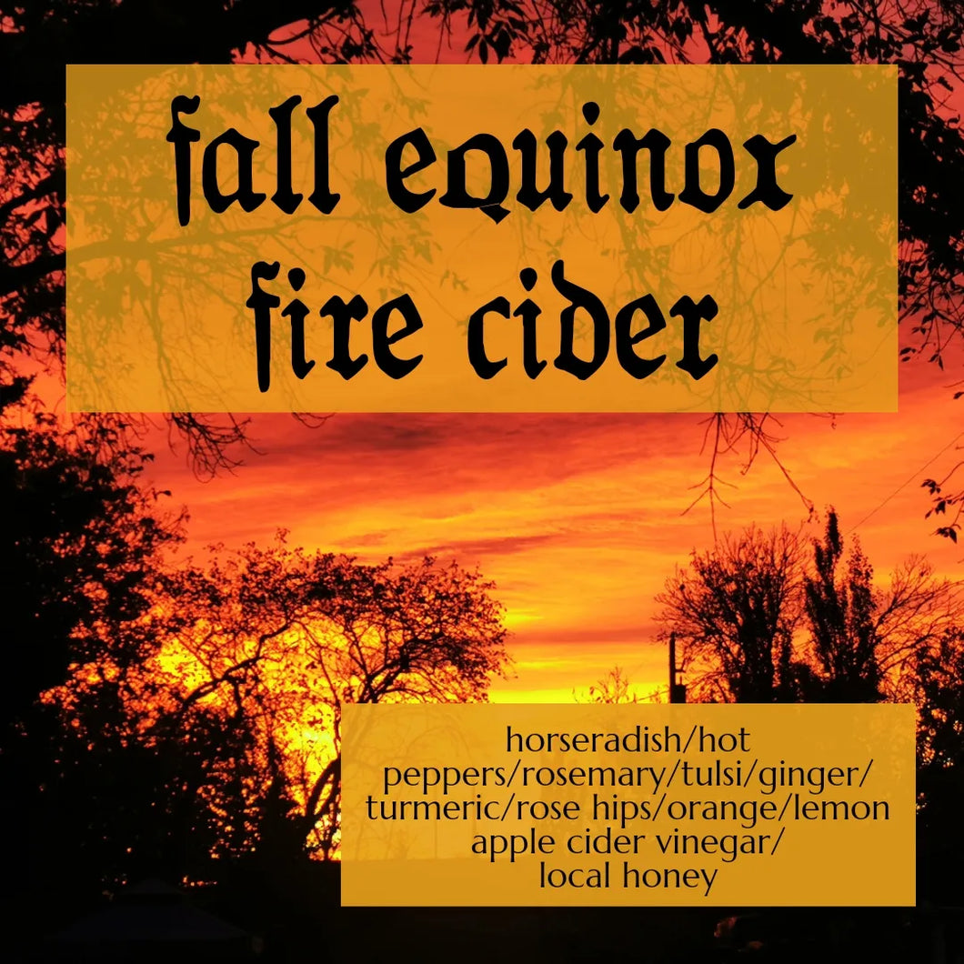 Fall Equinox Fire Cider